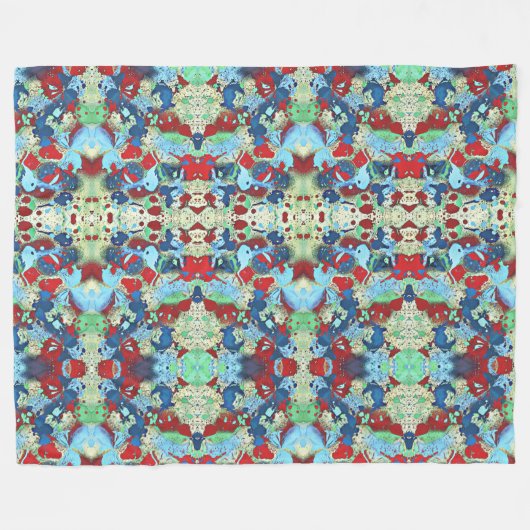 Party Lichen Fleece Deken (Voorkant (Horizontaal))