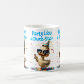 Party Like A Duck Star - Ontwerp voor een feesteli Koffiemok (Center)