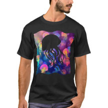 Party Like A Jellyfish Silhouette Aangepaste Manne