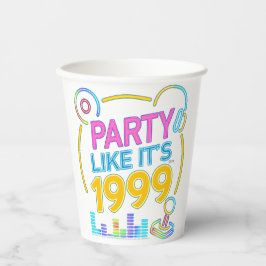 Party Like It’s 1999®™ – Electric Neon Soundtrack  Papieren Bekers