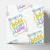 Party Like It’s 1999®™ – Neon Soundtrack Bedankdoosjes (Bovenkant)