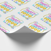 Party Like It’s 1999®™ – Neon Soundtrack Cadeaupapier (Hoek)