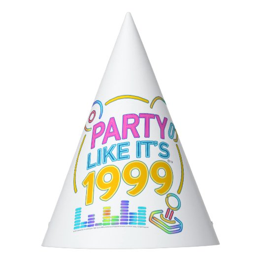 Party Like It’s 1999®™ – Neon Soundtrack  Feesthoedjes (Voorkant)