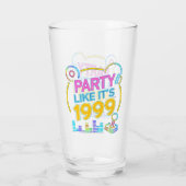 Party Like It’s 1999®™ – Neon Soundtrack Glas (Achterkant)