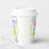 Party Like It’s 1999®™ – Neon Soundtrack Papieren Bekers (Links)