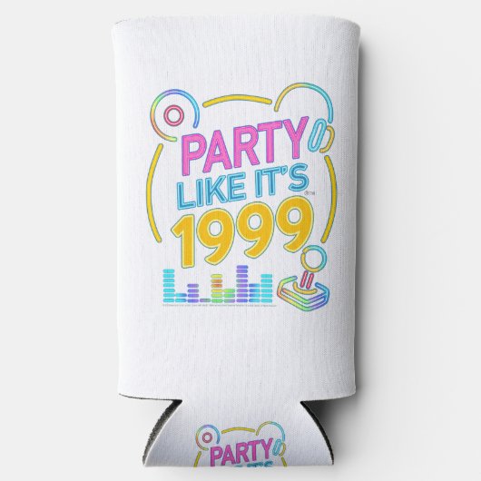 Party Like It’s 1999®™ – Neon Soundtrack Seltzer Blikjeskoeler (Voorkant)