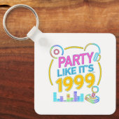 Party Like It’s 1999®™ – Neon Soundtrack Sleutelhanger (Voorkant)