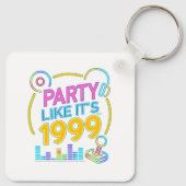 Party Like It’s 1999®™ – Neon Soundtrack Sleutelhanger (Achterkant)