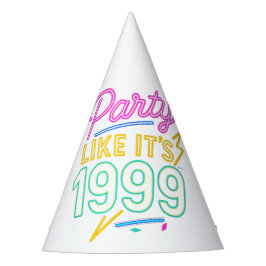Party Like It’s 1999®™ – Neon Voltage Feesthoedjes