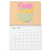 Party Like It’s 1999®™ – Neon Voltage Kalender (Feb 2027)