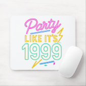 Party Like It’s 1999®™ – Neon Voltage Muismat (Met muis)
