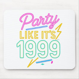 Party Like It’s 1999®™ – Neon Voltage Muismat