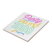 Party Like It’s 1999®™ – Neon Voltage Tegeltje (Zijkant)