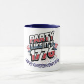 Party Like It's 1776 beroemd gemaakt door Patrioti Mok (Midden)