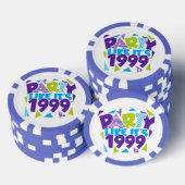 Party Like It's 1999® Poker Chips - Design 01 (Opstapeling)