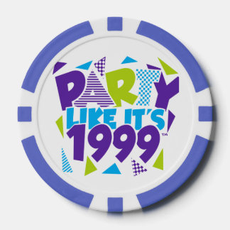 Party Like It's 1999® Poker Chips - Design 01