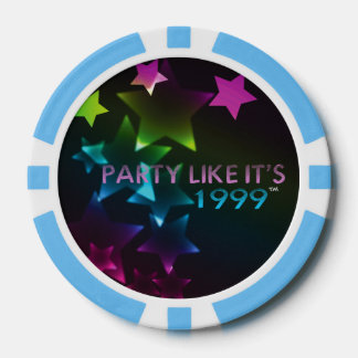 Party Like It's 1999® - Pookchips - Design 11 Pokerchips