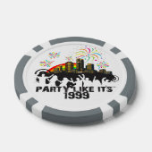 Party Like It's 1999® - Pookchips - Design 15 Poker Chips (Enkel)