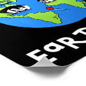 Party Like Its Your Earth Day Funny Climate Chan T Poster (Hoek)