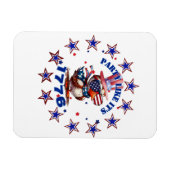 Party Like zijn 1776 American Eagle en 1776 Vlag Magneet (Horizontaal)