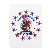 Party Like zijn 1776 American Eagle en 1776 Vlag Magneet (Verticaal)