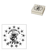 Party Like zijn 1776 American Eagle en 1776 Vlag Rubberstempel (Gestempeld)
