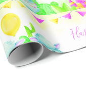 Party Llama Happy jarig Cadeaupapier (Rol Hoek)