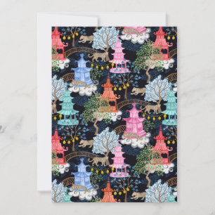 Party Luipaarden op zwart Kaart