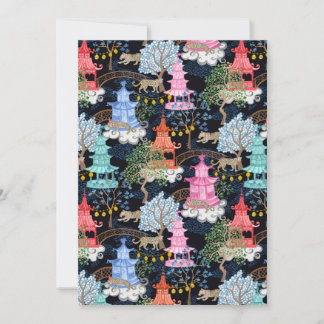 Party Luipaarden op zwart Kaart