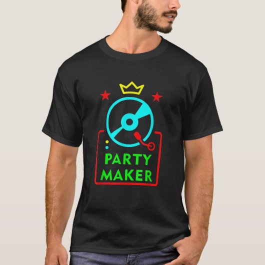 Party Maker T shirt Beste DJ ooit Grappig cadeau T (Voorkant)