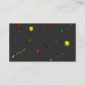 Party Margarita Visitekaartje (Achterkant)