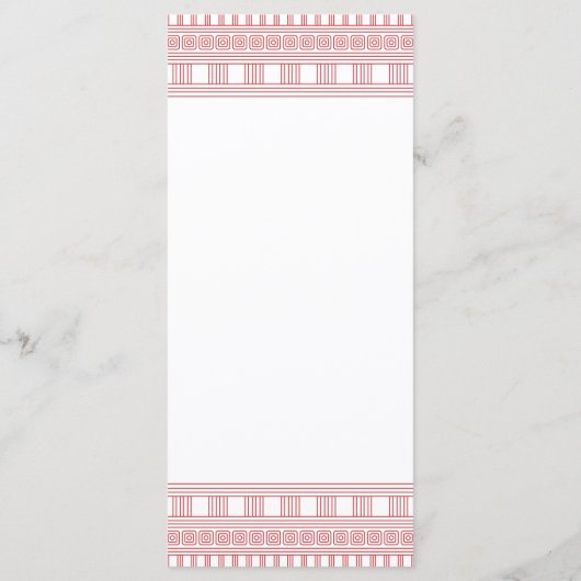 Party Menu with for Goddess Party (Achterkant)