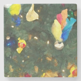 Party _Merry christmas _coaster Stenen Onderzetter