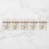 Party Merry Go Ronde Circus Carnaval Mooi Waterfles Etiket (Enkel label)