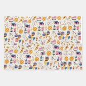 PARTY METERIAL ALL A Wrapping Paper Flat Sheet (Voorkant 3)