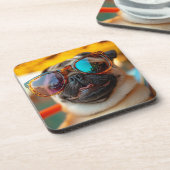 Party-Mops Bier Onderzetter (Linkerzijde)