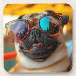 Party-Mops Bier Onderzetter