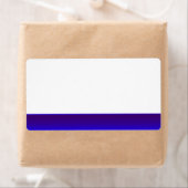 Party Name Tag Label Blauw (Insitu)