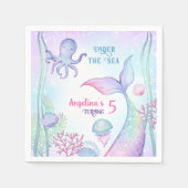 Party Napkins Nautisch Thema Verjaardagsfeest. Servet (Voorkant)