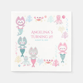 Party Napkins Nautisch Thema Verjaardagsfeest. Servet