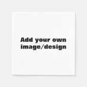 Party Napkins - Voeg je eigen afbeelding/design to Servet (Voorkant)