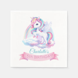 Party Napkins voor een magisch verjaardagsfeestje. Servet