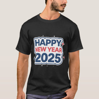 Party-Nieuwjaar 2025 Ready Looks T-shirt voor Here