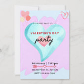 PARTY OF LOVE AND FRIENDSHIP  KAART (Voorkant)