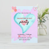 PARTY OF LOVE AND FRIENDSHIP  KAART (Staand voorkant)