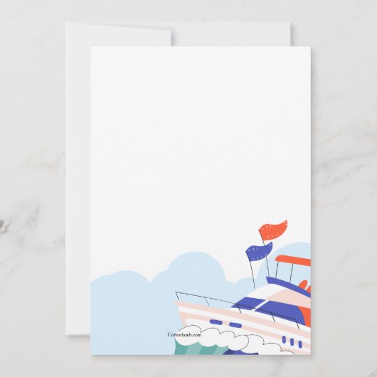 Party On Board Kaart (Achterkant)