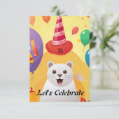 "Party Palooza: Verjaardag Kaart (Staand voorkant)