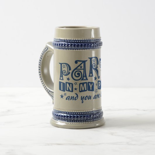 PARTY PANTS mok - kies stijl & kleur (Voorkant links)