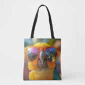 Party-Papagei Tote Bag (Voorkant)