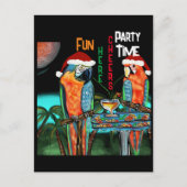 PARTY PAPEGAAIEN BRIEFKAART (Voorkant)